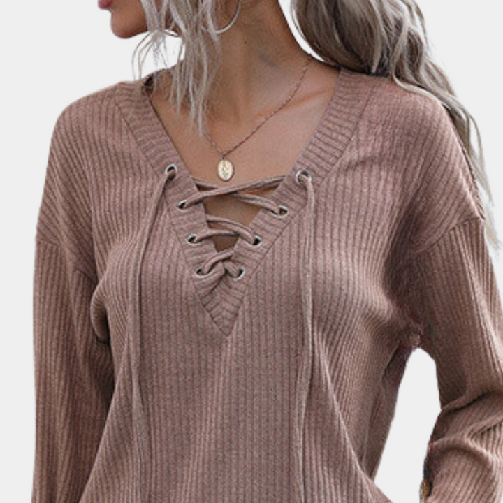 Rosalina - Lässiger Strickpullover für Damen