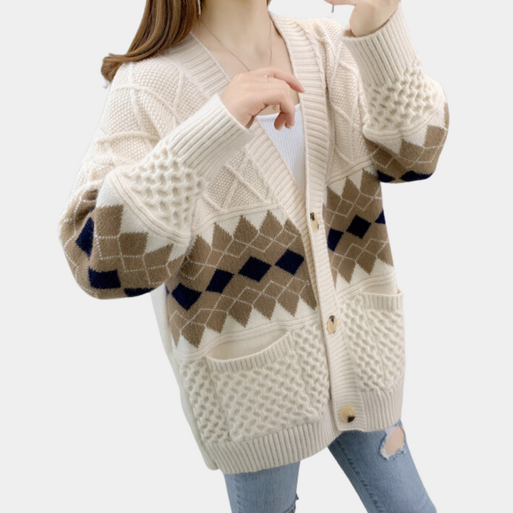 Marilyn - Stylischer Strickjacke für Damen