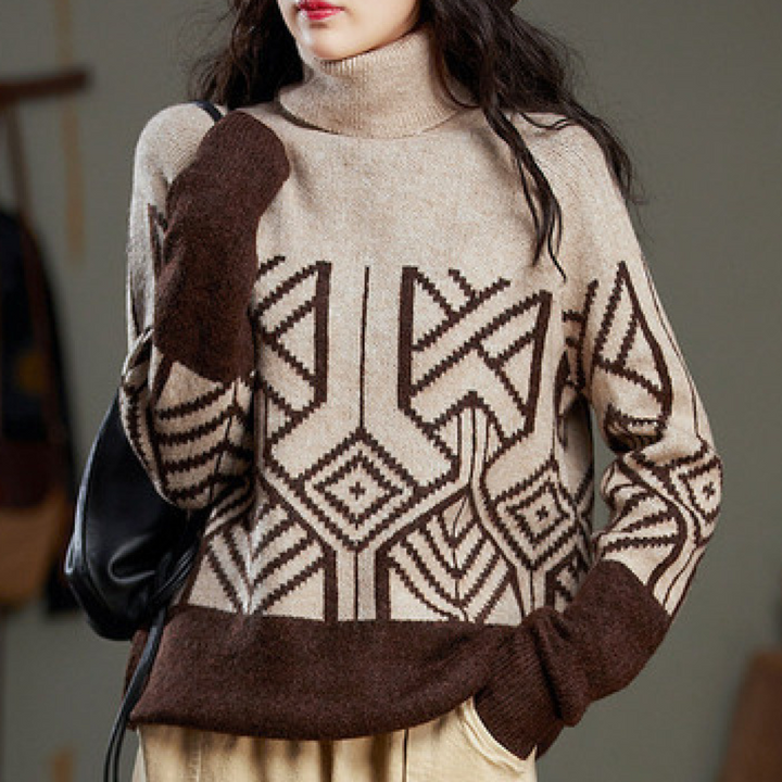 Aloha - Modischer Rollkragenpullover für Damen