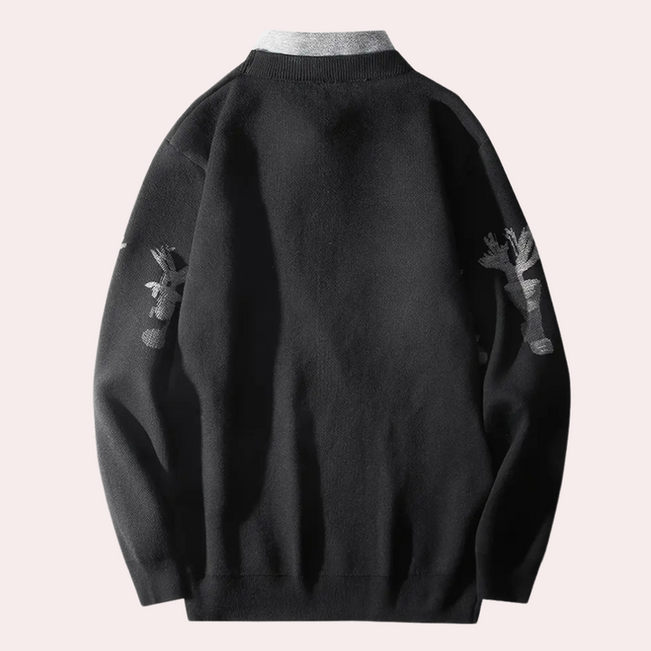 Davi - Modischer Winterpullover für Herren