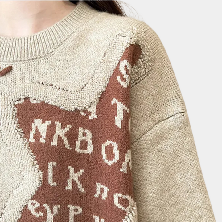 Manuela - Weit Geschnittener Pullover für Damen