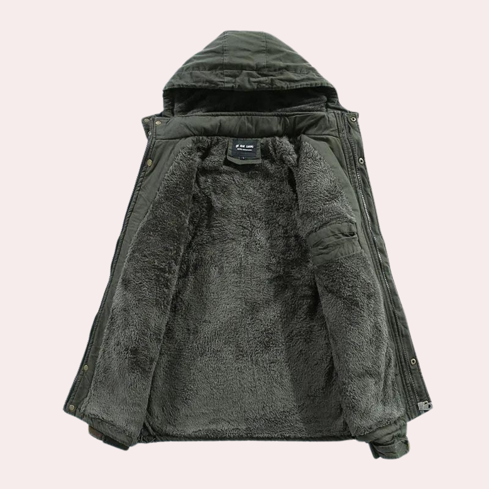 Aaron - Vielseitige Kapuzen-Winterjacke für Männer