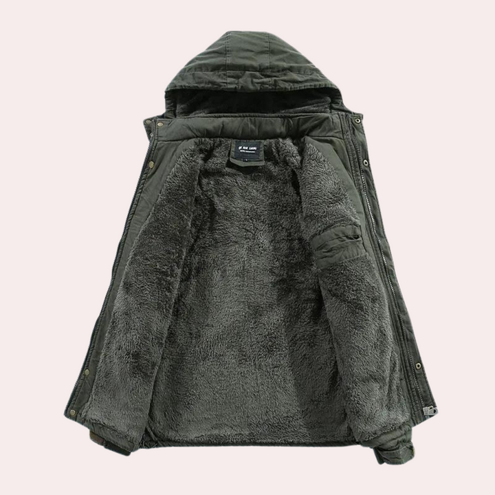Aaron - Vielseitige Kapuzen-Winterjacke für Männer
