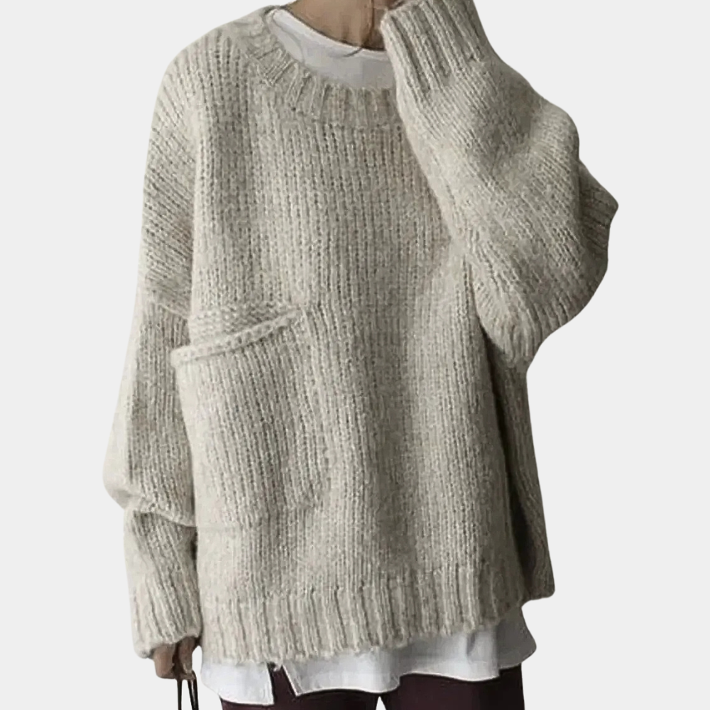 Frances - Lässiger, Warmer Pullover für Damen