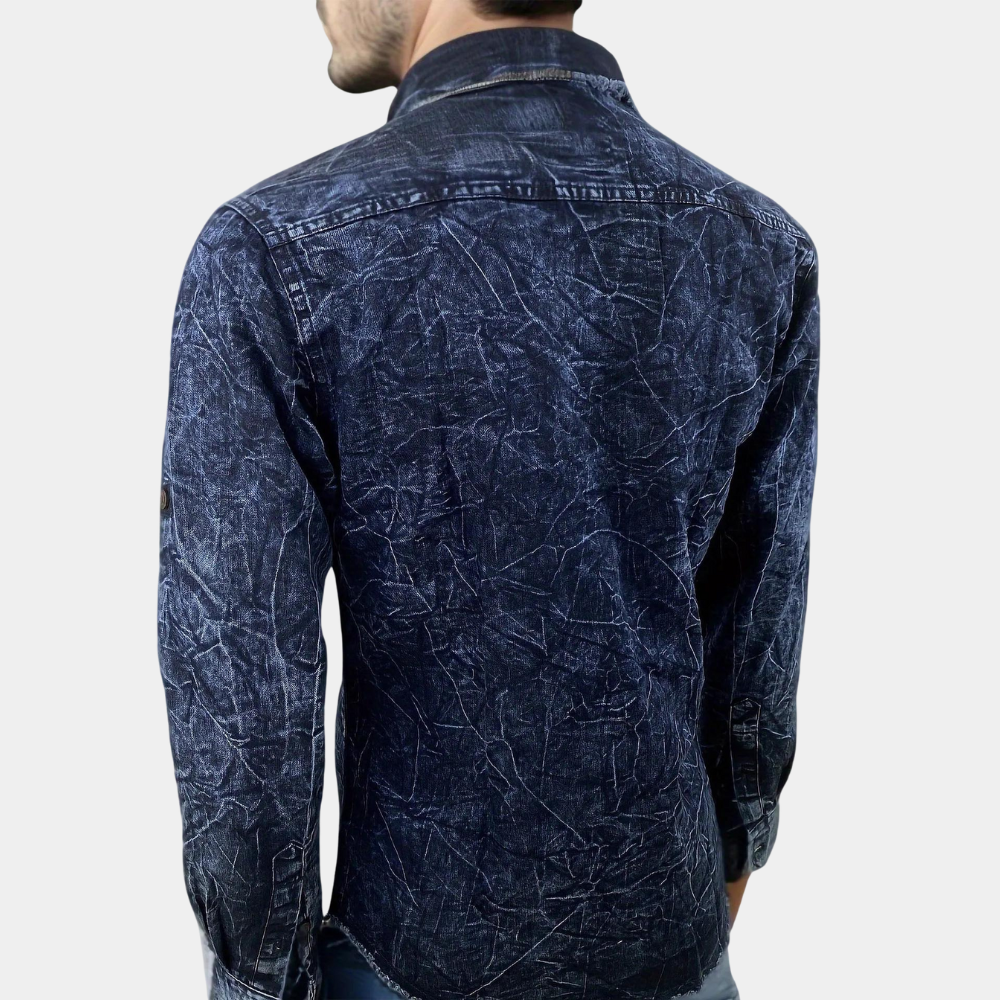 Billy - Langärmeliges Jeanshemd für Männer