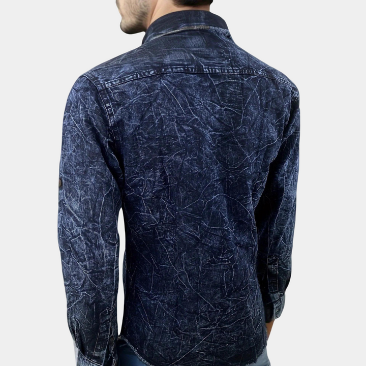 Billy - Langärmeliges Jeanshemd für Männer