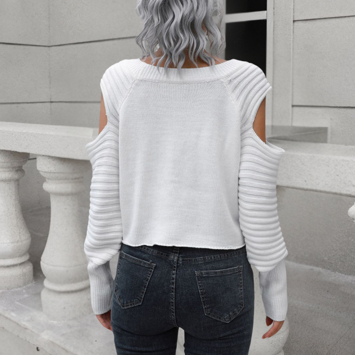 Sandra - Modischer Strickpullover für Damen