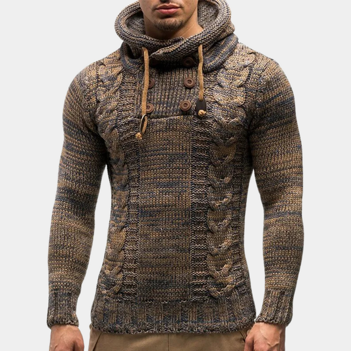 Willie - Tailliert Geschnittener Kapuzenpullover für Herren