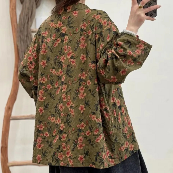 Kianna - Elegantes Blumen Hemden für Damen