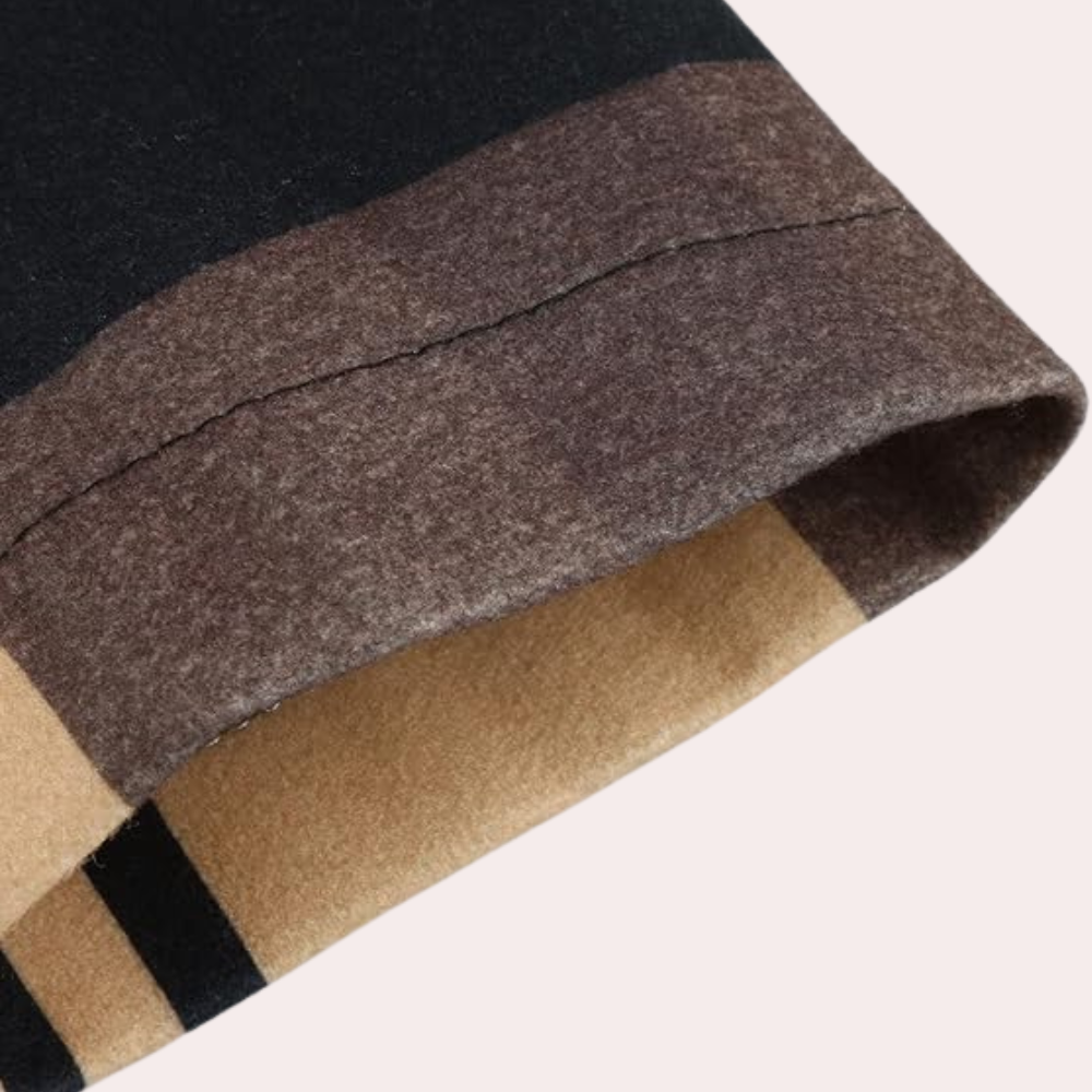 Richard - Eleganter Karierter Mantel für Herren