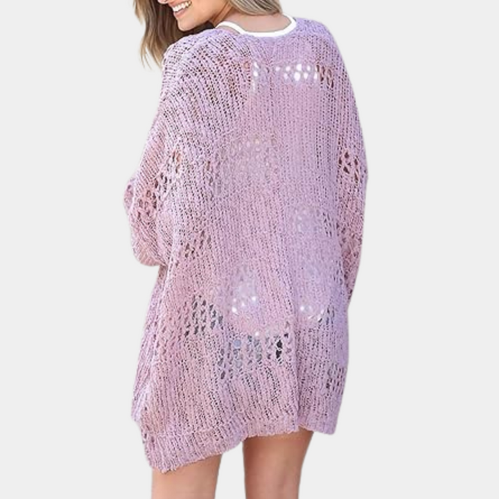 Mireille - Klassische Strickweste für Frauen