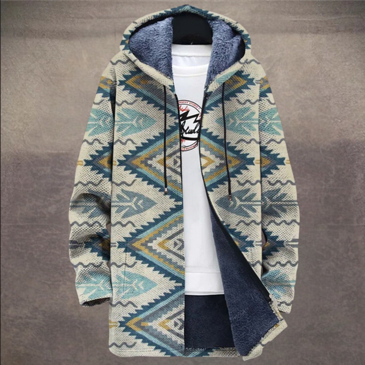 Arturo - Bunte Strickjacke Im Retrostil für Männer