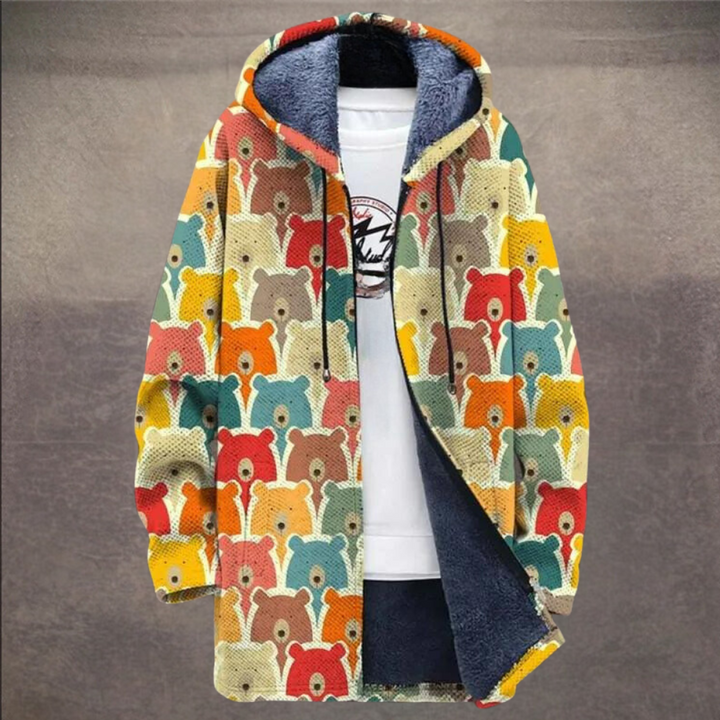 Arturo - Bunte Strickjacke Im Retrostil für Männer
