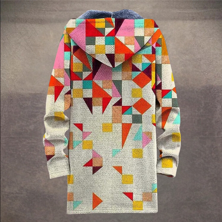Arturo - Bunte Strickjacke Im Retrostil für Männer