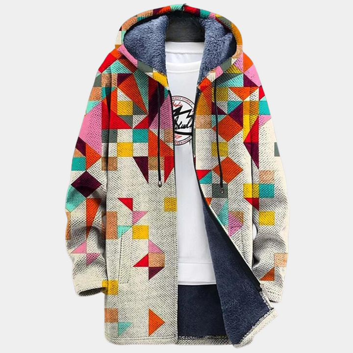 Arturo - Bunte Strickjacke Im Retrostil für Männer
