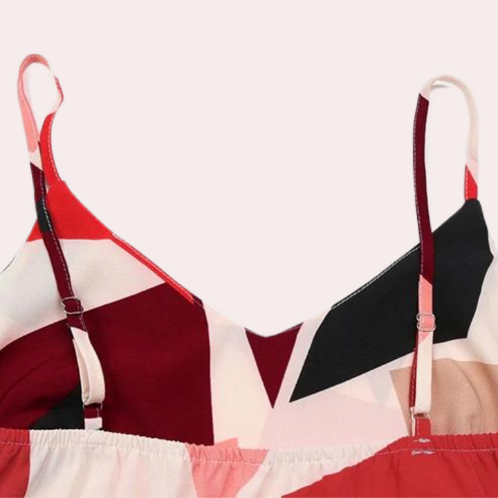 Belle - Elegantes Plissiertes Midikleid