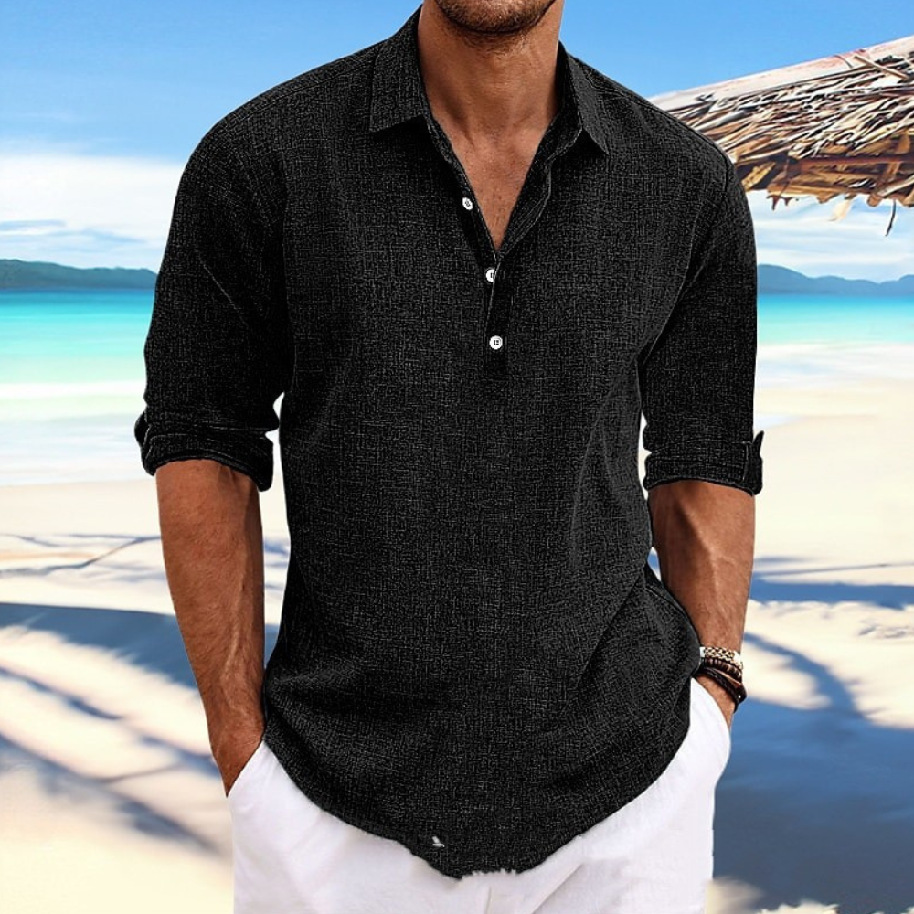 Luciano - Stilvolles Leichtes Button-Up Hemd für Herren