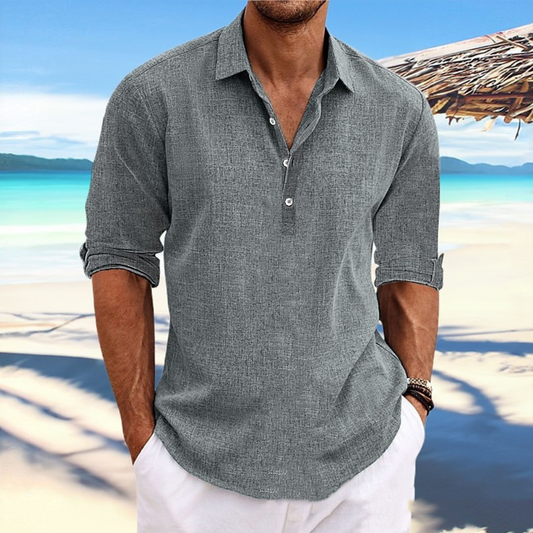 Luciano - Stilvolles Leichtes Button-Up Hemd für Herren