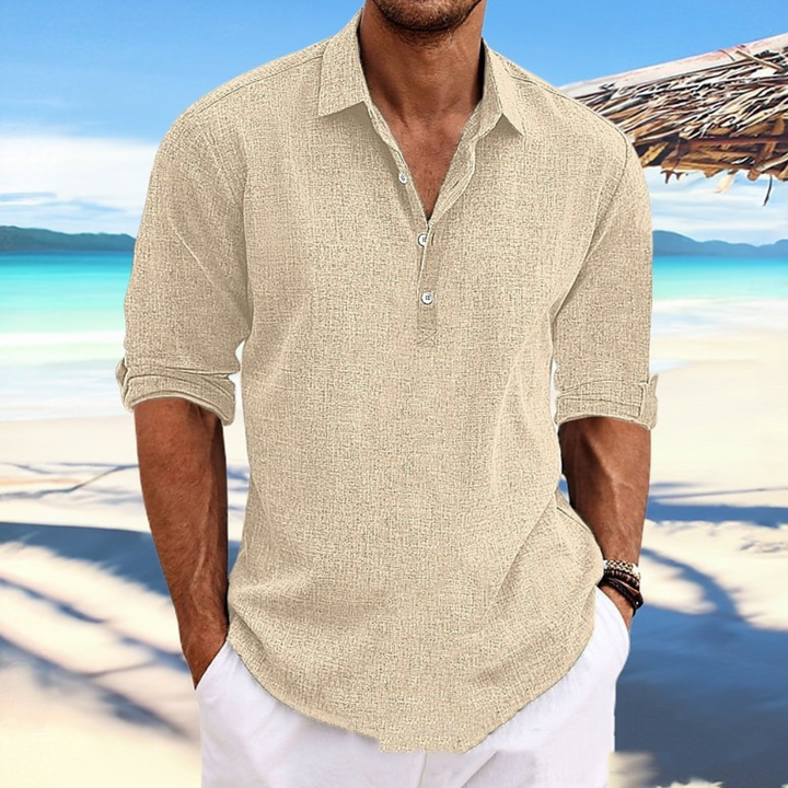 Luciano - Stilvolles Leichtes Button-Up Hemd für Herren