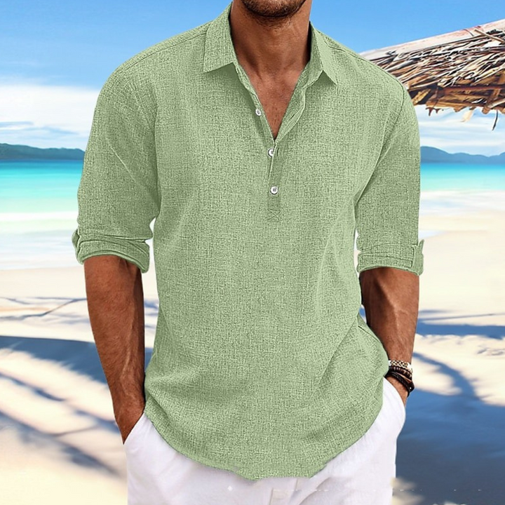 Luciano - Stilvolles Leichtes Button-Up Hemd für Herren