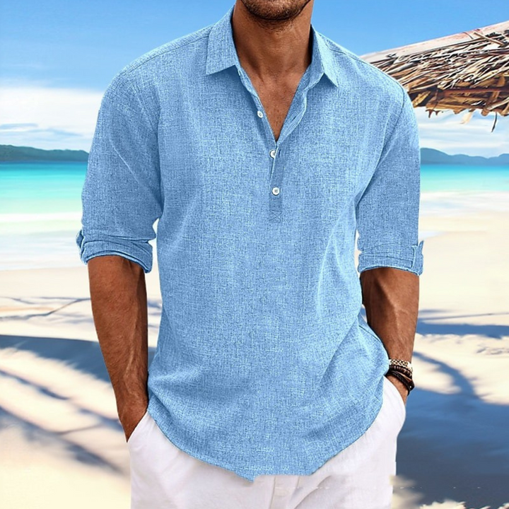Luciano - Stilvolles Leichtes Button-Up Hemd für Herren