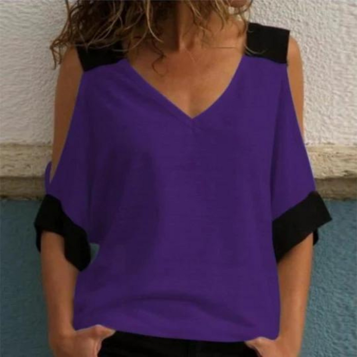 Elvira - Elegante Damenbluse mit Off-Shoulder-Design