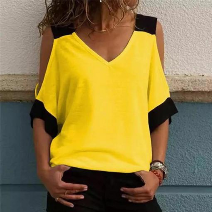 Elvira - Elegante Damenbluse mit Off-Shoulder-Design