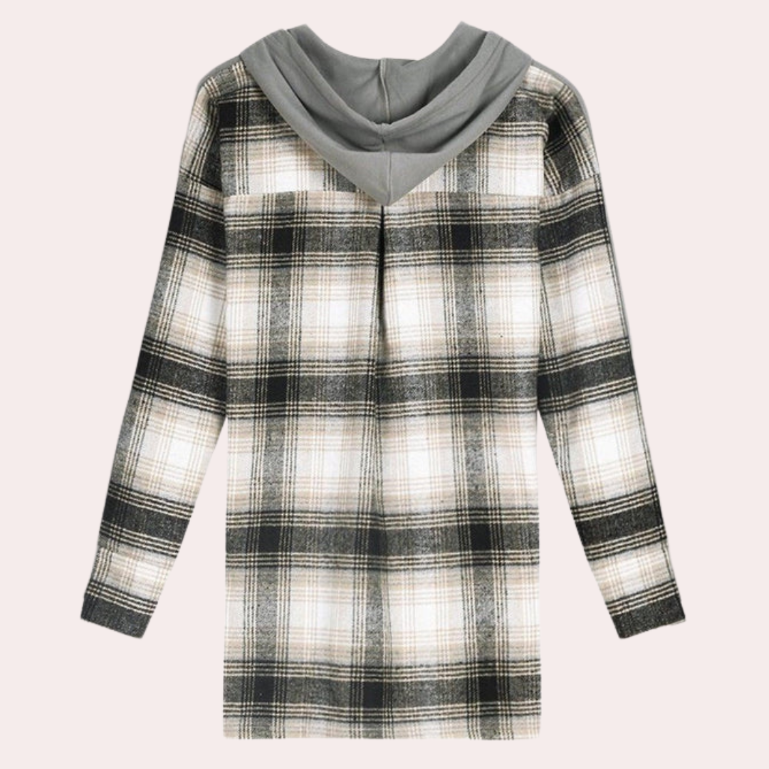 April - Schicker Langarm-Pullover Im Patchwork-Design