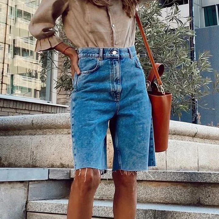 Dora - Lässige Damenshorts mit Hoher Taille