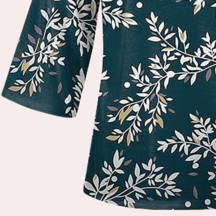 Thais - Elegante Und Bequeme Geblümte Bluse für Damen