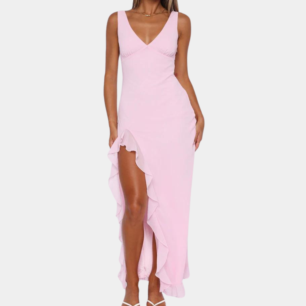Ileana - Fließendes Langes Maxikleid für Damen