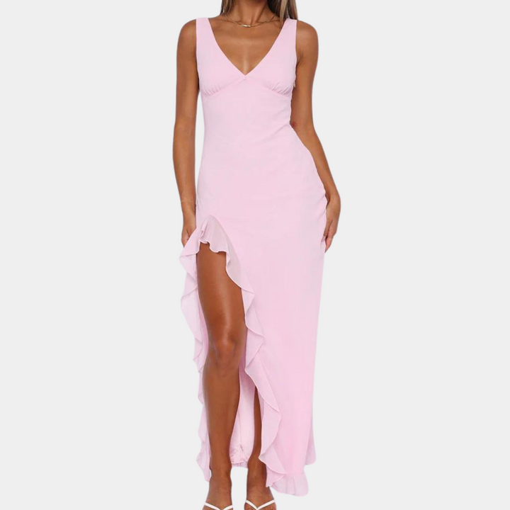 Ileana - Fließendes Langes Maxikleid für Damen