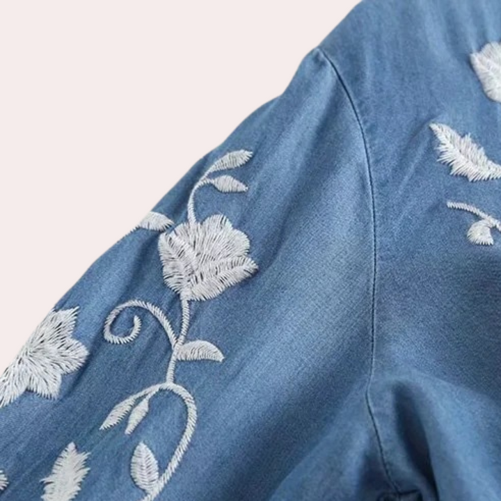 Breanne - Fein Bestickter Cardigan für Damen