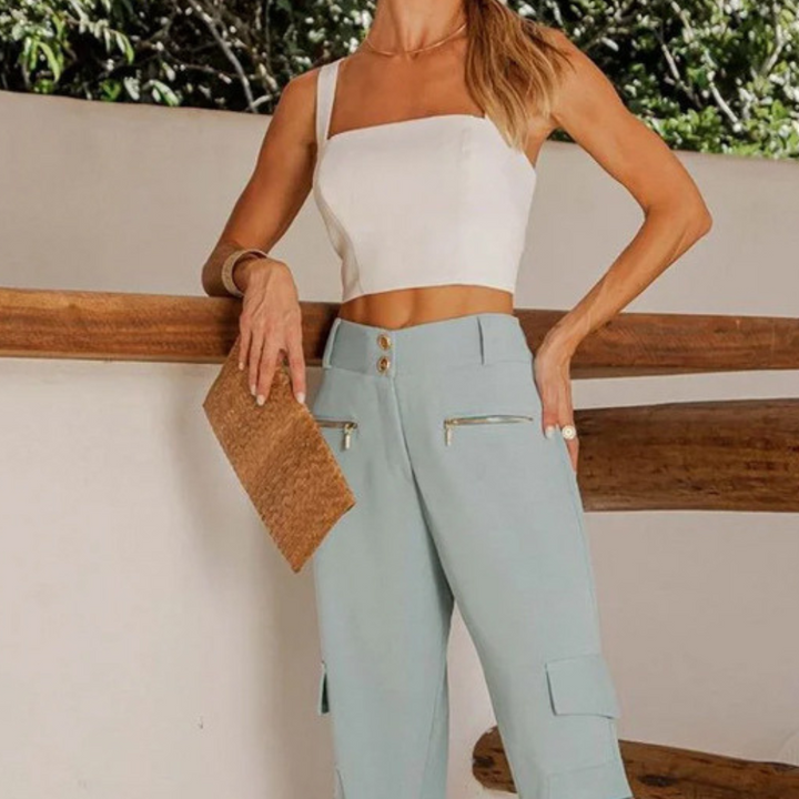Betta - Damen-Set mit Crossback-Top Und Hose