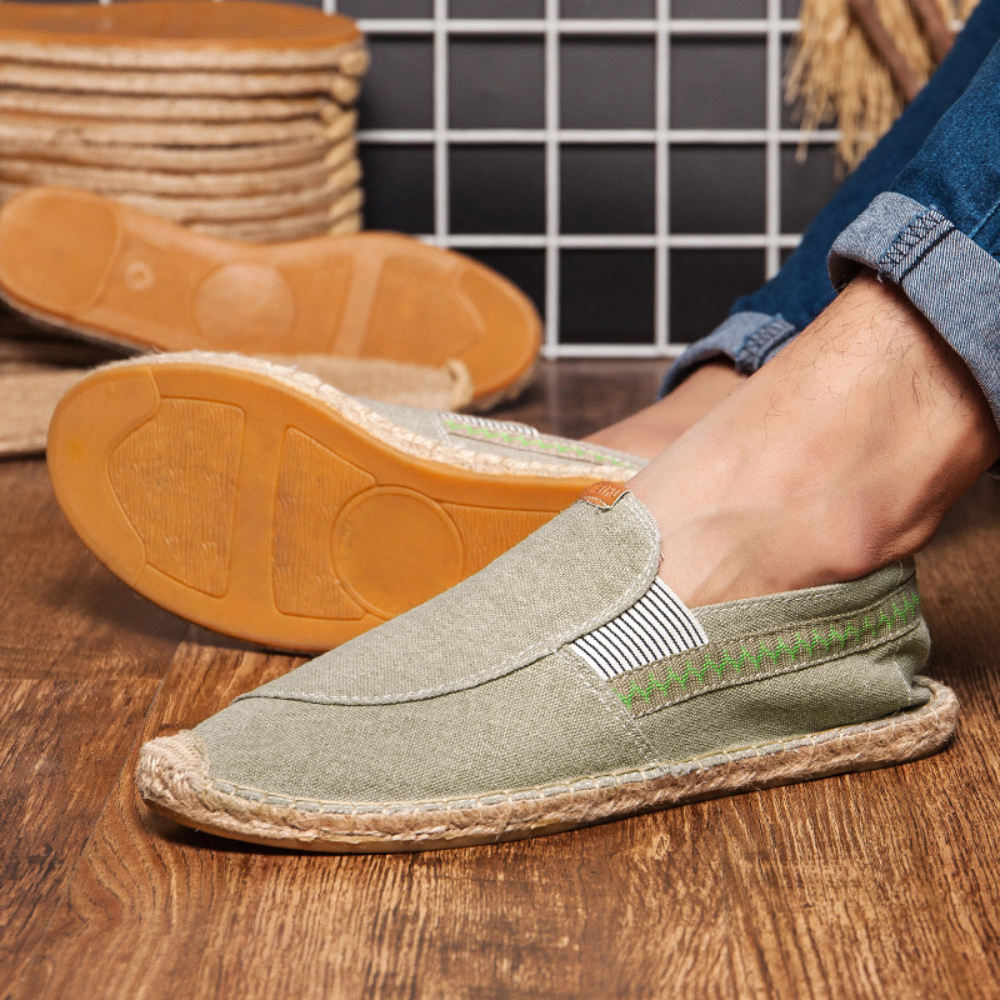 Gustl - Flache Herrenschuhe Im Vintage-Stil