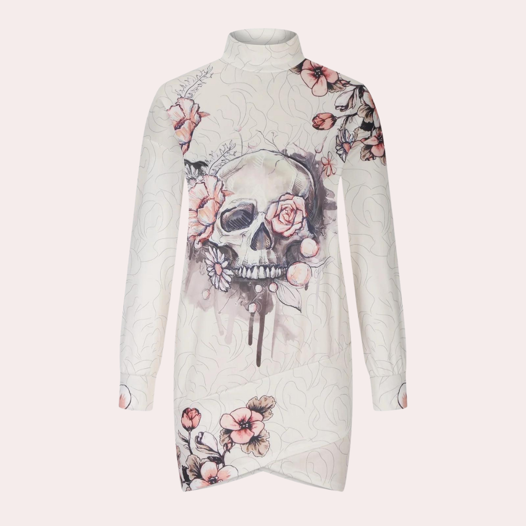 Venetia - Modisches Langärmeliges Kleid für Damen