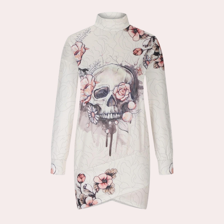 Venetia - Modisches Langärmeliges Kleid für Damen