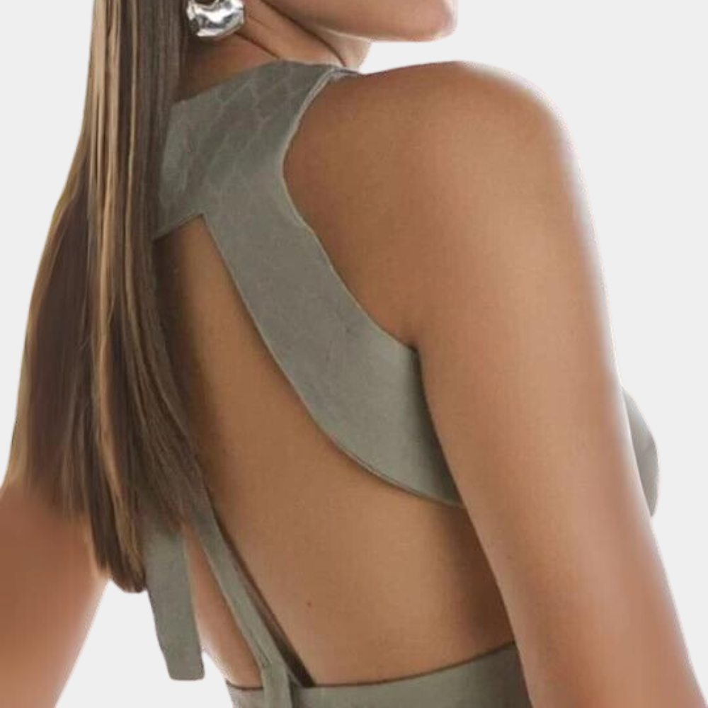 Lilian - Rückenfreies Oberteil Und Hosenset für Damen