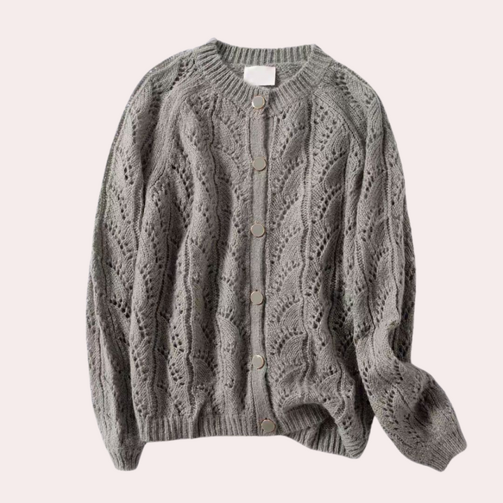Delfina – Modische Strickjacke für Damen