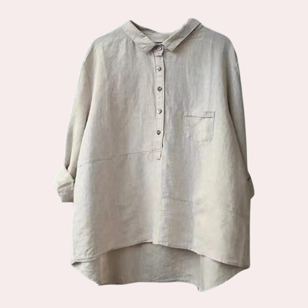 Rike - Entspanntes Langarm Hemden für Damen Im Oversize-Stil