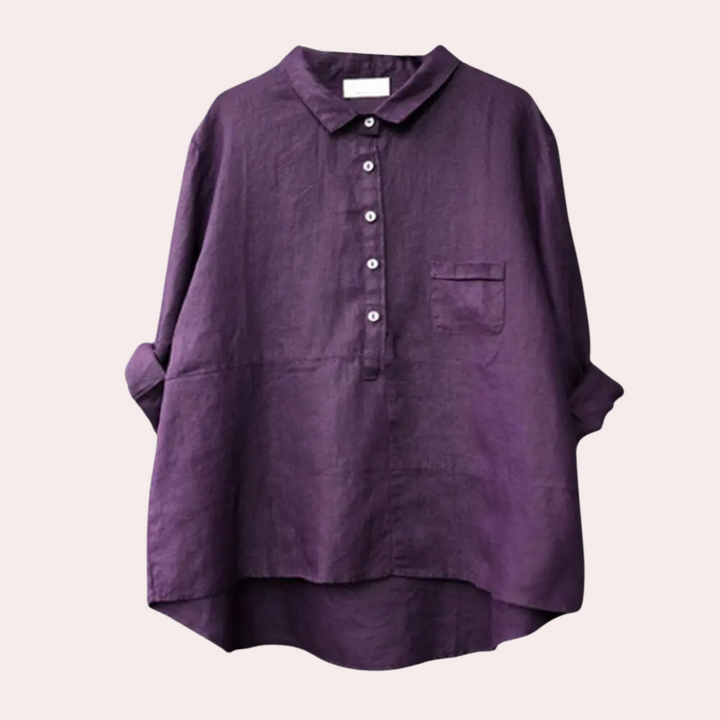 Rike - Entspanntes Langarm Hemden für Damen Im Oversize-Stil