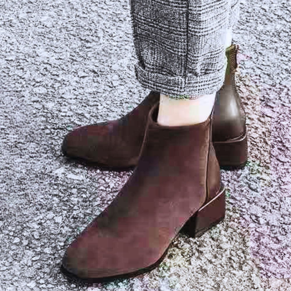 Eszter - Vielseitige Damenstiefelette mit Blockabsatz
