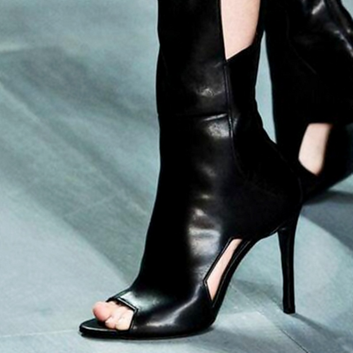 Laure – Auffällige Kniehohe Stilettostiefel für Damen