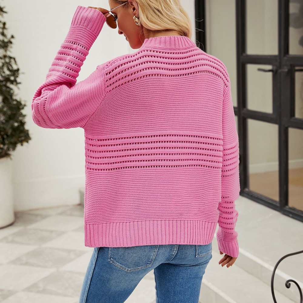 Adelina - Trendiger Und Bequemer Damenstrickpullover