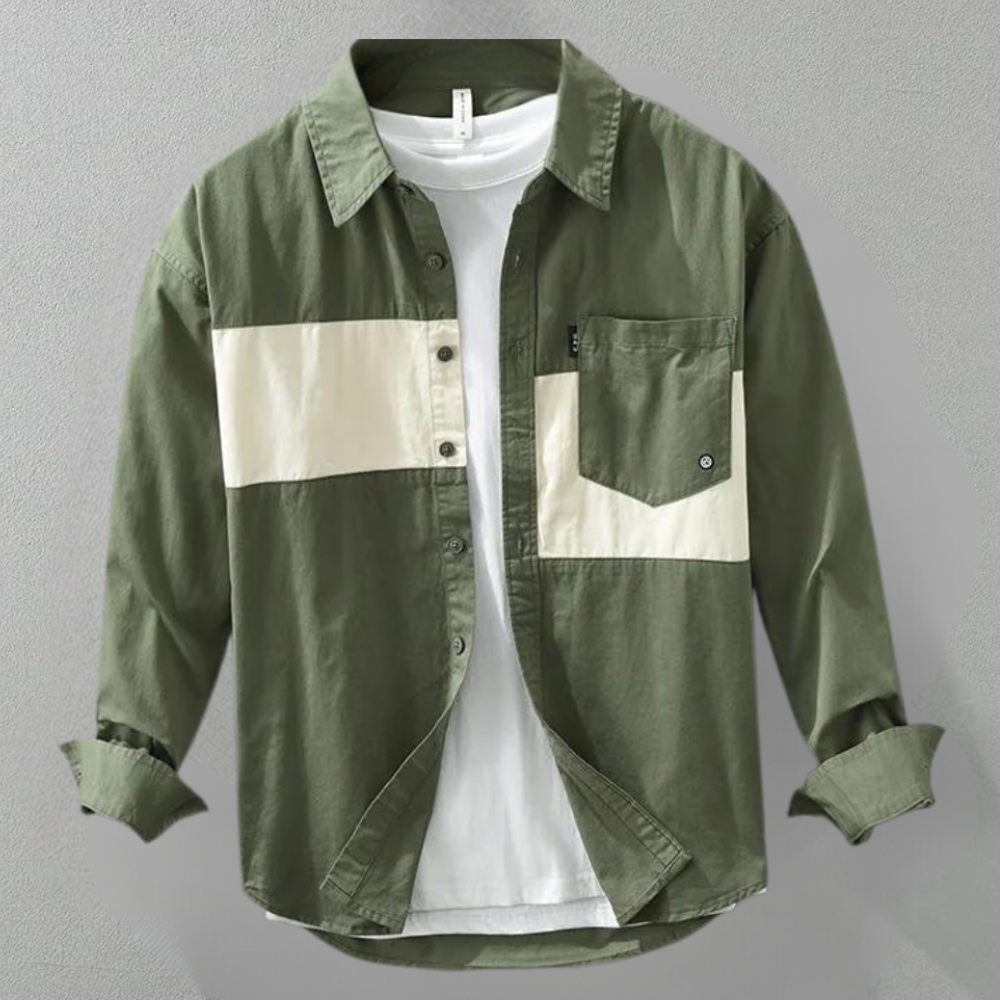 Kael - Herren Elegantes, Leichtes Langarmshirt