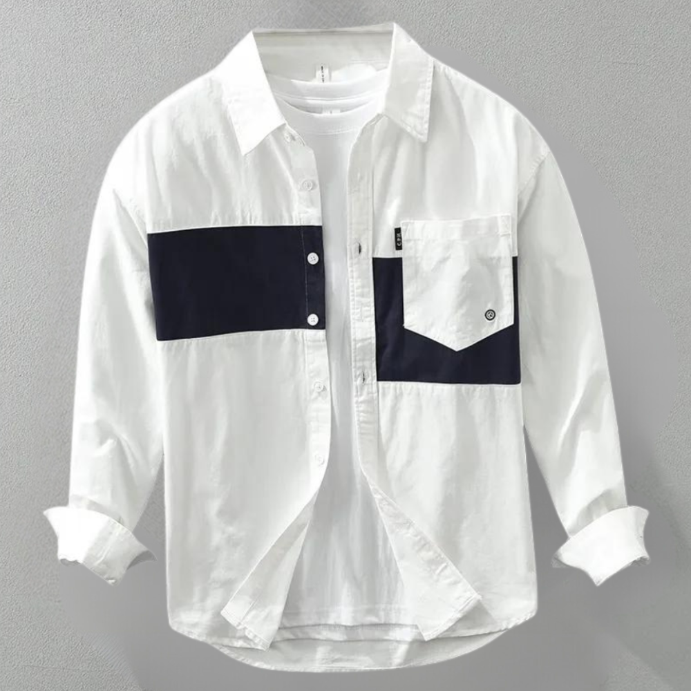 Kael - Herren Elegantes, Leichtes Langarmshirt