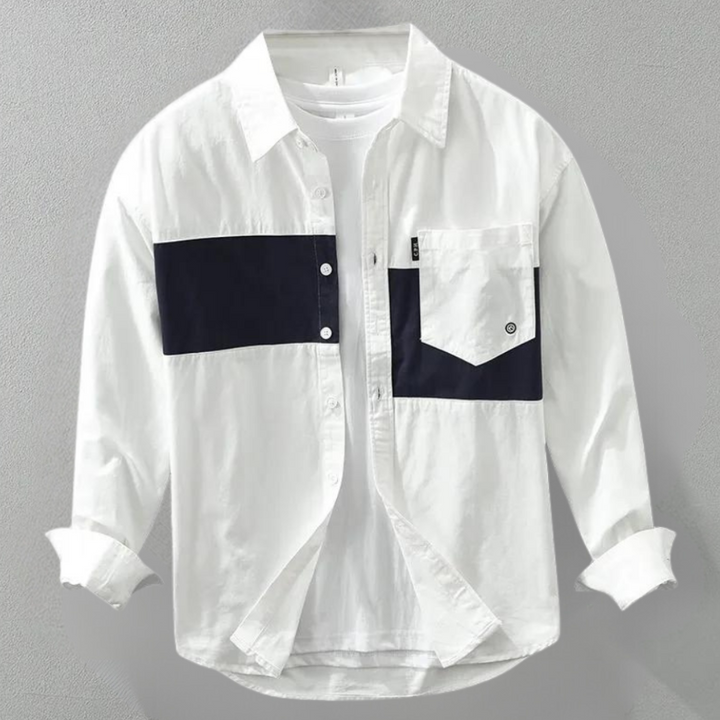 Kael - Herren Elegantes, Leichtes Langarmshirt