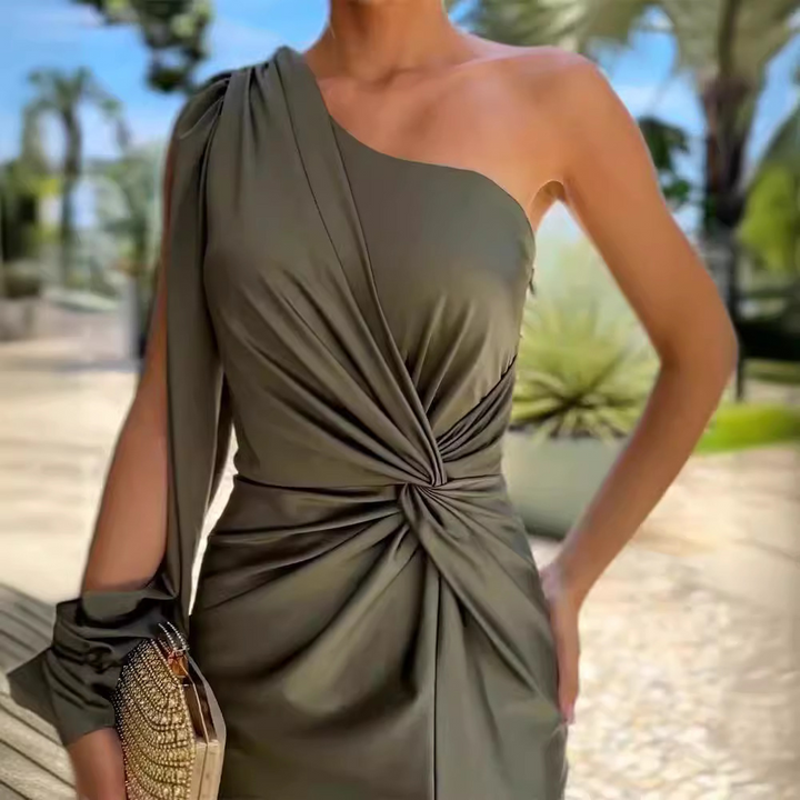 Kaylee - Raffiniertes Einschulteriges Abendkleid für Damen