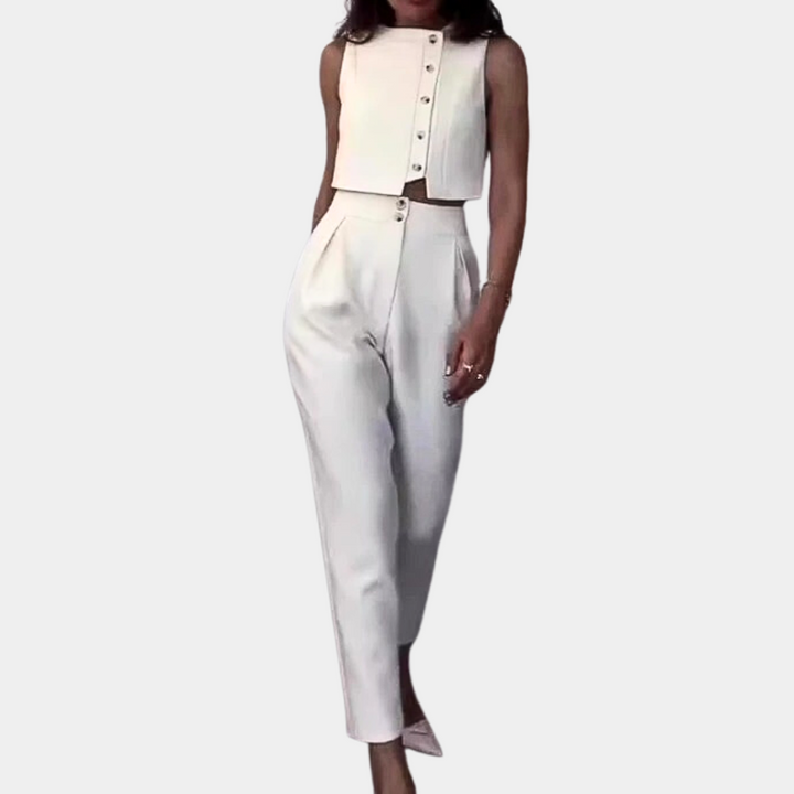 Tatiana - Minimalistischer Eleganter Damen Zweiteiler-Set