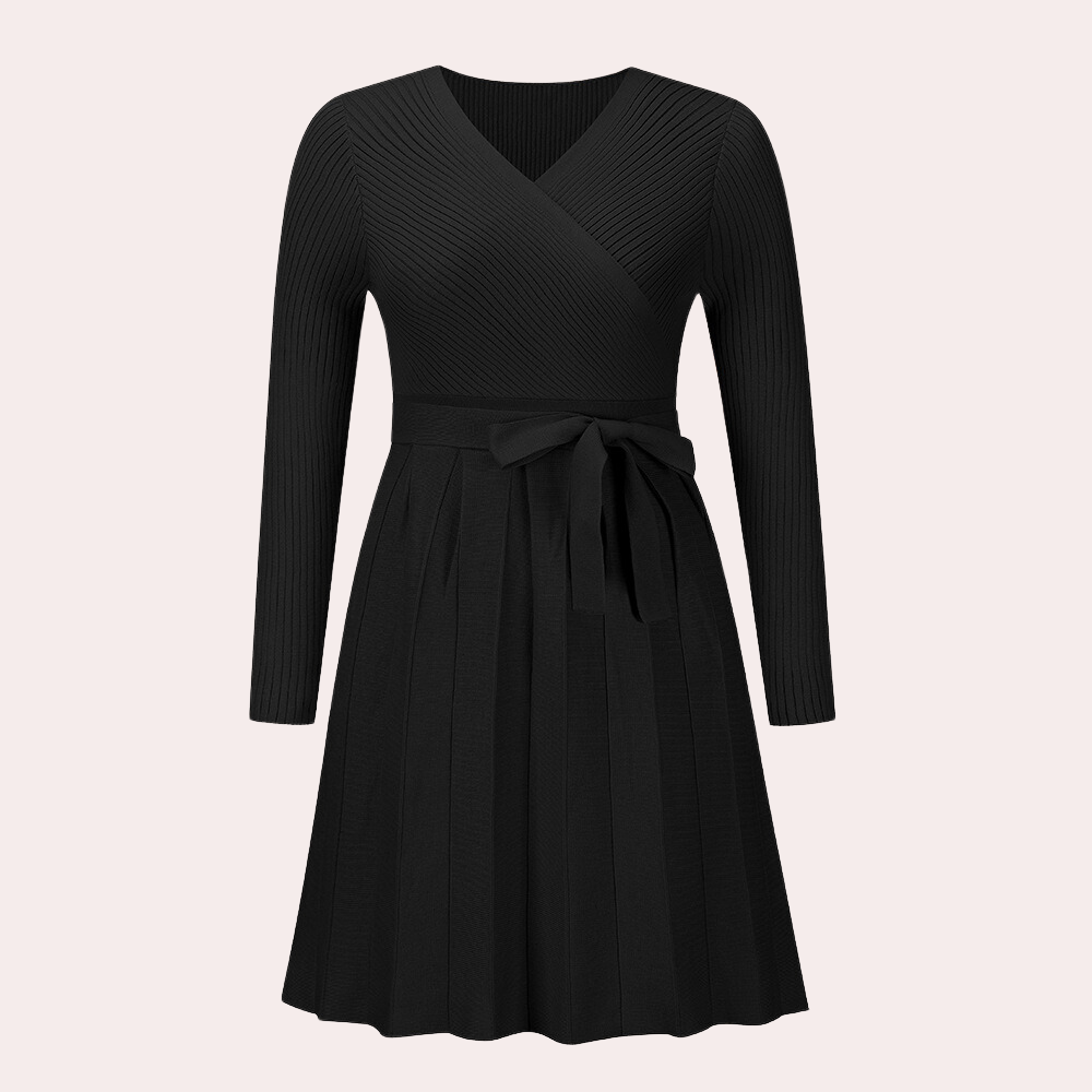 Dahlia - Elegantes Plisseekleid Im Midi-Format für Damen